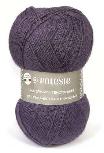 Пряжа Polesie "Фаворит NEW", 100г/385м баклажан