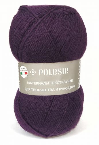 Пряжа Polesie "Фаворит NEW", 100г/385м Императорский(темно-сиреневый)