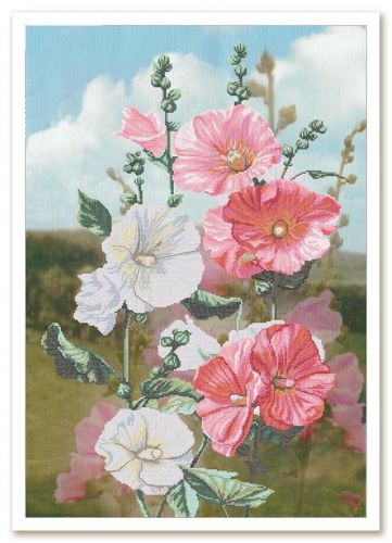 Вышивка крестом Новая Слобода Мальвы СР1044