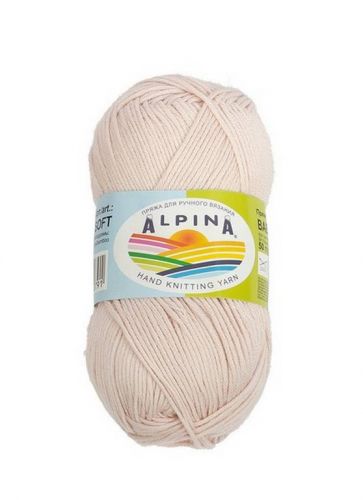 Пряжа ALPINA BABY SUPER SOFT 50г/150м 04 св.розово-бежевый