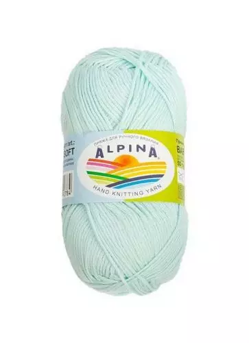 Пряжа ALPINA BABY SUPER SOFT 50г/150м 06 св.мятный