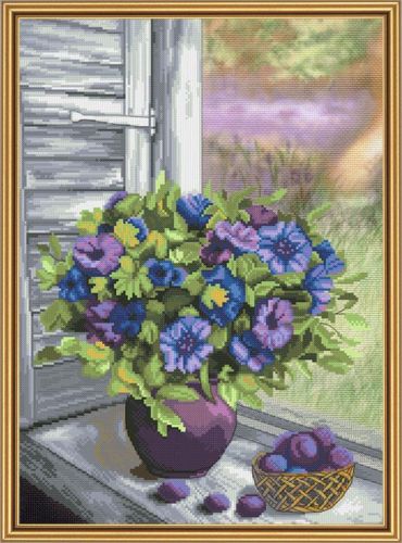 Вышивка крестиком Новая Слобода Лиловый полдень СР3213