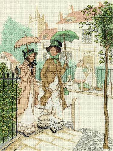 Набор для вышивания "PANNA" VH-7147 "Дамы на прогулке"