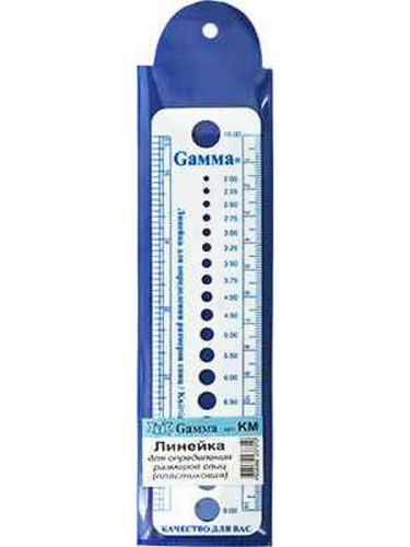 Линейка д/опр.размера спиц