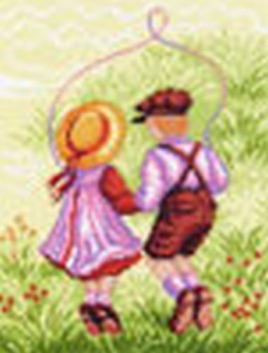 Вышивка 1335 - Весело вместе