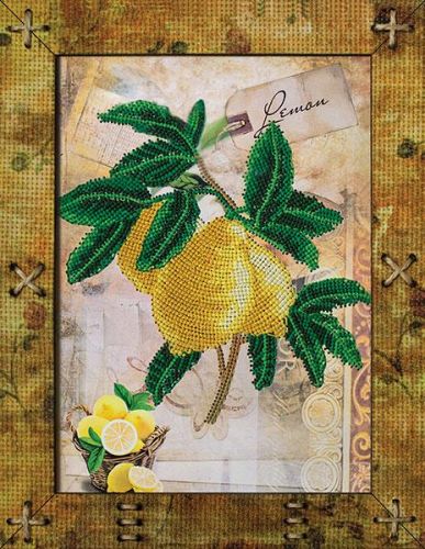 Вышивка крестом Новая Слобода Фрукты Лимон ОР5515