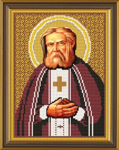 Набор для вышивания Св. Прп. Серафим Саровский, БИС 9010 /Нова Слобода/