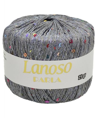 Пряжа Lanoso Parla, 25гр/217м 5200 серый Пряжа Lanoso Parla, 25гр/217м 5200 серый
