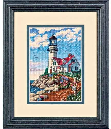 Вышивка Маяк на скале (06958) Dimensions