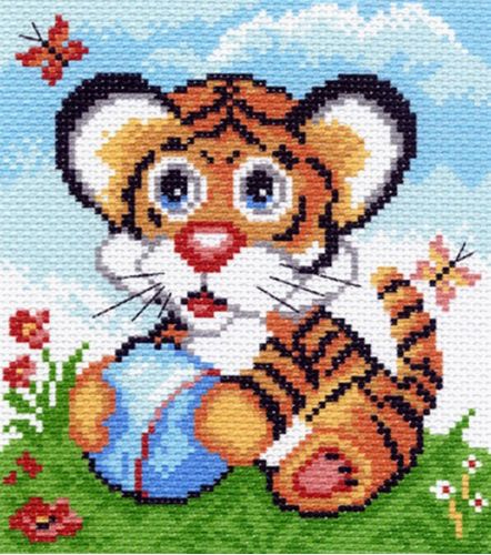 Вышивка 1175 - Юный футболист (канва с рисунком) Вышивка 1175 - Юный футболист (канва с рисунком)