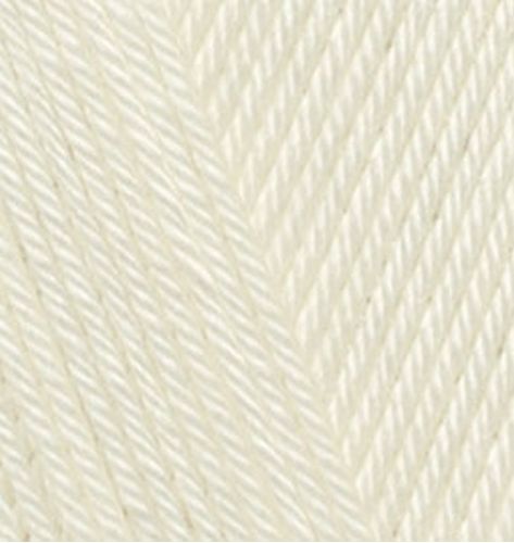 Пряжа Alize Diva (Дива), цвет кремовый (01)