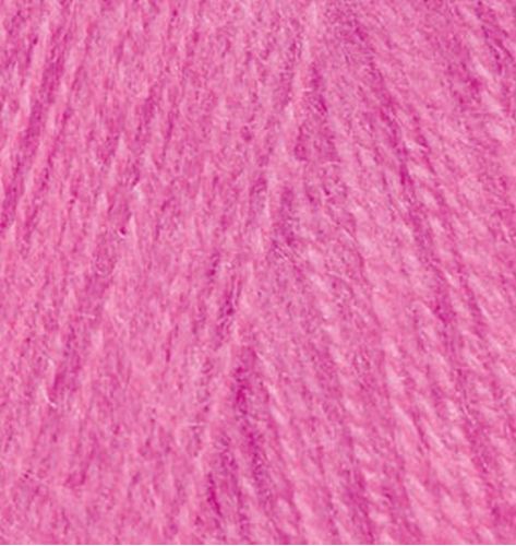 Пряжа Alize Angora Real 40, 100гр/480м, 157 розовый неон