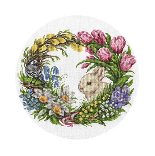 Вышивка PS-1787 Весенний венок (Panna)