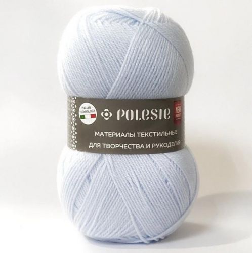 Пряжа Polesie "Фаворит NEW", 100г/385м кристально-голубой