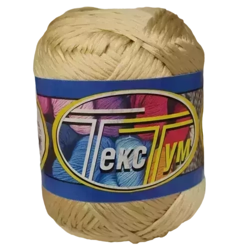 Пряжа ТексТум (носочная добавка) 50гр, цвет бежевый