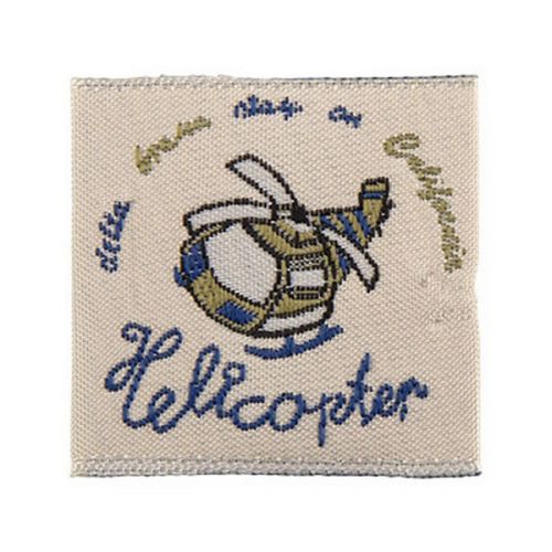 Нашивка Вертолет, т.бежевый 3,5*3 см (Польша)