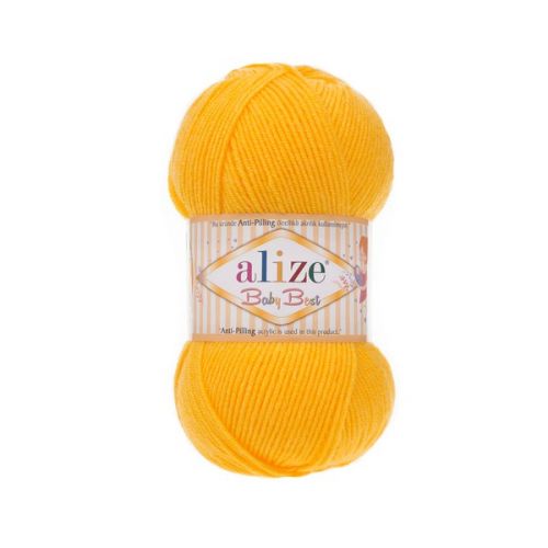 Пряжа Softy (Софти), цвет желтый (216), Alize(Ализе)