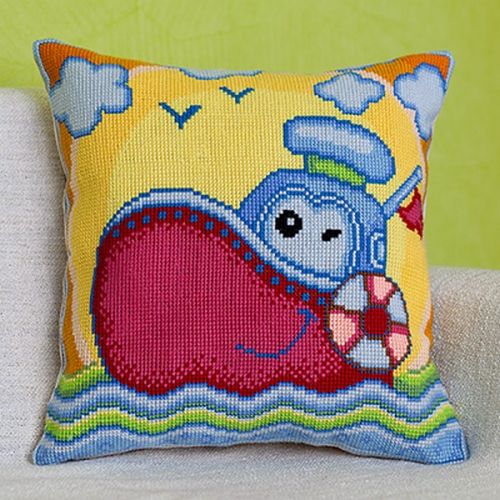 Вышивка ПД-1740 "Подушка Параходик"