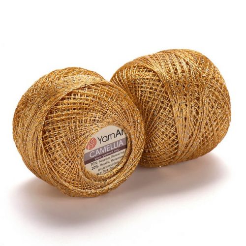 Пряжа Yarnart(Ярнарт) CAMELLIA, цвет золото (код 419)