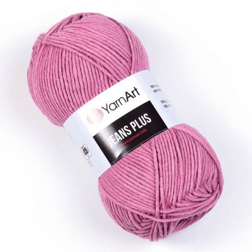 Пряжа Yarnart(Ярнарт) Джинс Плюс, 65 сухая роза