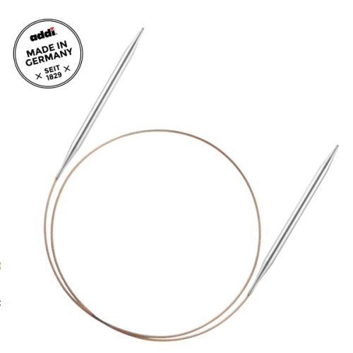 Спицы 60см №5,5-6 супергладкие круговые  (Addi-Германия, 105-7)