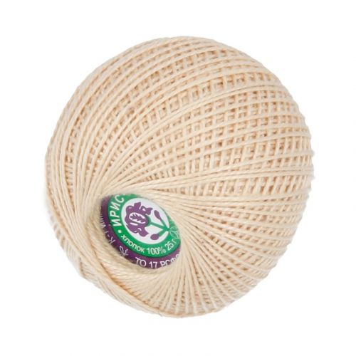 Пряжа Ирис,ПНК им. Кирова, 25гр/150м, 5902 бежевый