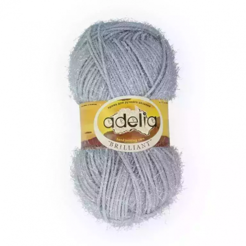 Пряжа Brilliant Adelia, 11 серый