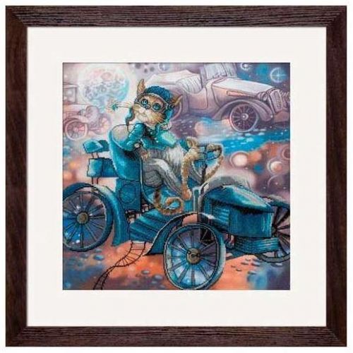 Вышивка крестом Новая Слобода Кот и Де Дион СР1145