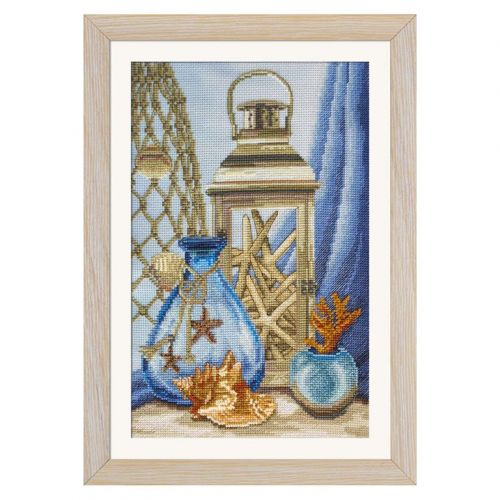 Вышивка нитками и бисером Новая Слобода Воспоминания о море ННД4094