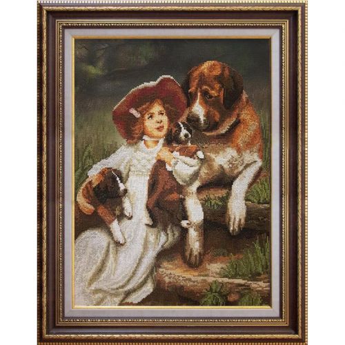 Вышивка крестом Новая Слобода Можно их подержать? СР2227