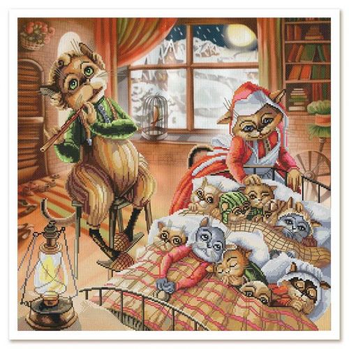 Вышивка крестиком Новая Слобода Перед сном СР1163 Вышивка крестиком Новая Слобода Перед сном СР1163