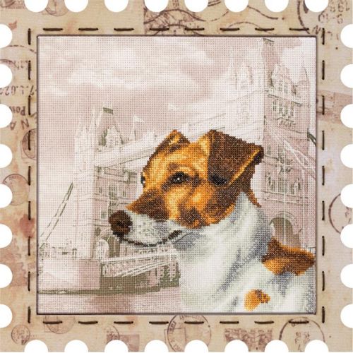 Вышивка крестом Нова Слобода Джек Рассел терьер КО4022