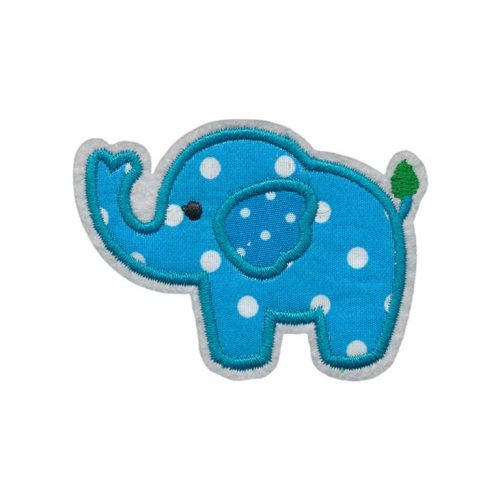 3324 слоник 7 х 5 см Термоаппликация