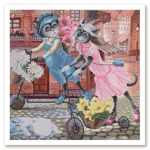 Вышивка крестом Новая Слобода Цветочная прогулка СР1160