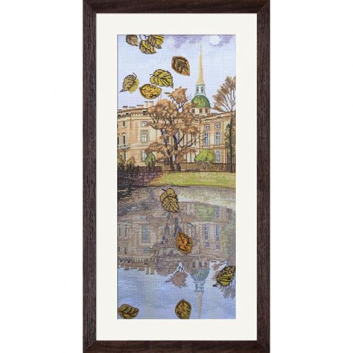 Вышивка бисером и нитками Новая Слобода Михайловский замок ННД0055