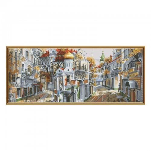 Вышивка крестом Новая Слобода Обратная сторона столицы РЕ0335