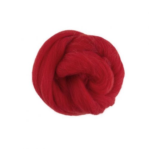 TFS-050 "Шерсть для валяния" 100% полутонкая шерсть 50 г, цвет винный (1423)
