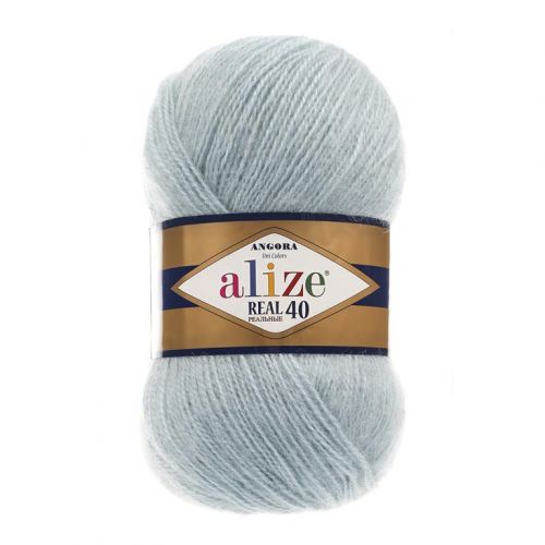 Пряжа Alize Angora Real 40, 100гр/480м, 114 мята Пряжа Alize Angora Real 40, 100гр/480м, 114 мята