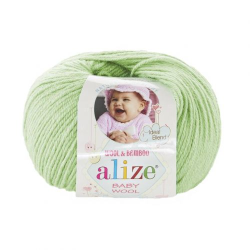 Пряжа Alize Baby wool, 50гр/175м, 41 минтол