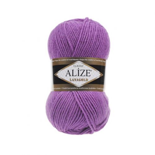 Пряжа Alize Lanagold 240, 100гр/240м, 260 орхидея