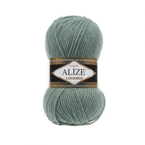 Пряжа Alize Lanagold 240, 100гр/240м, 386 лазурный