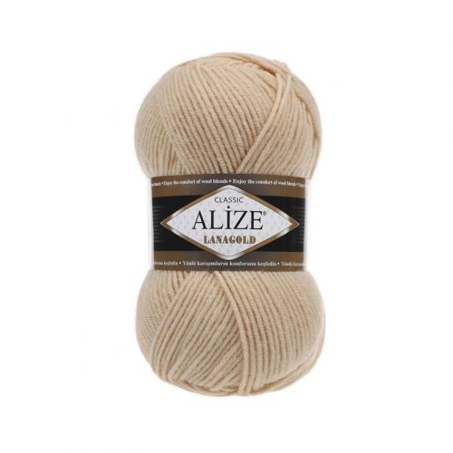 Пряжа Alize Lanagold 240, 100гр/240м, 680 медовый