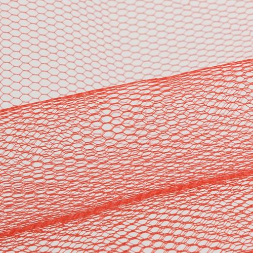 Фатин FTN 26±2 г/кв.м ФАСОВКА 50 см х 50 см 100\% полиэстер №17-1564 алый