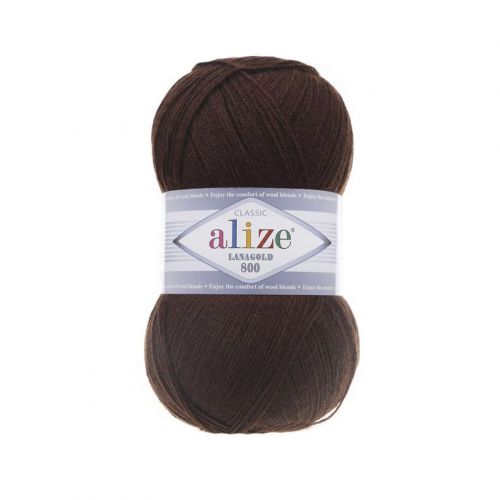 Пряжа Lanagold 800, цвет коричневый (код 26), Alize(Ализе) Пряжа Lanagold 800, цвет коричневый (код 26), Alize(Ализе)