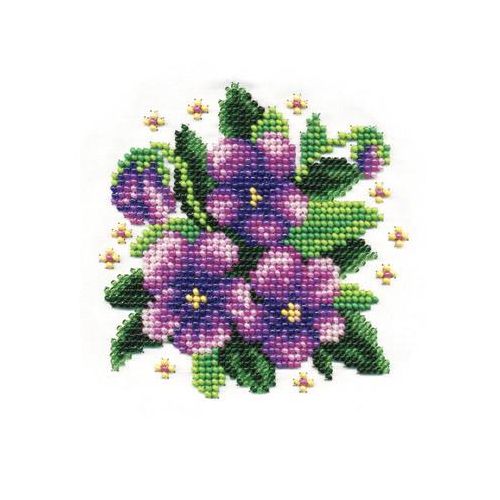 "Klart" набор для вышивания 8-116 "Фиалки"