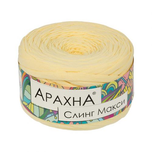 Пряжа ARACHNA Sling Maxi, цвет св.желтый (06) Пряжа ARACHNA Sling Maxi, цвет св.желтый (06)