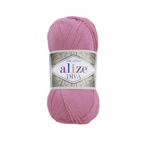 пряжа Alize Diva, 100гр/350м, 178 яр.розовый пряжа Alize Diva, 100гр/350м, 178 яр.розовый