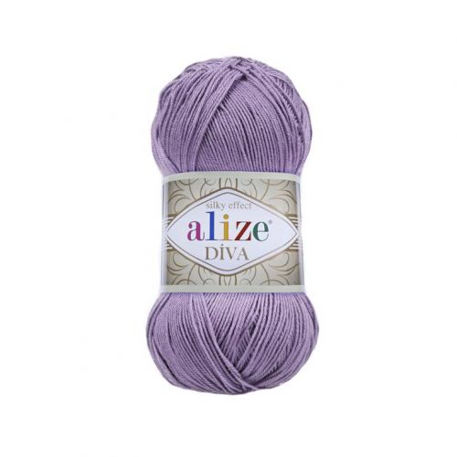 пряжа Alize Diva, 100гр/350м, 622 фиолетовый