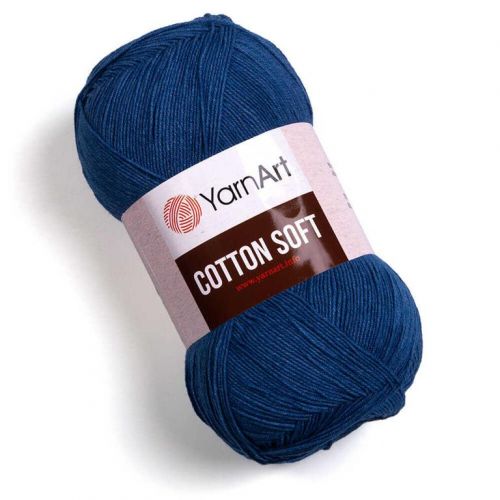 Пряжа Yarnart Cotton Soft, 100гр/600м, 17 Пряжа Yarnart Cotton Soft, 100гр/600м, 17