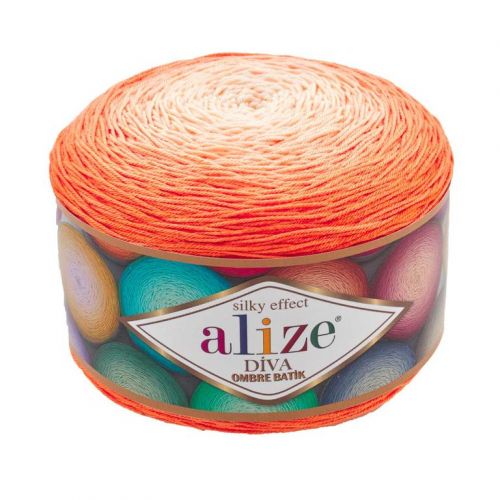 Пряжа Alize Diva Ombre Batik, 250гр/875м, 7413